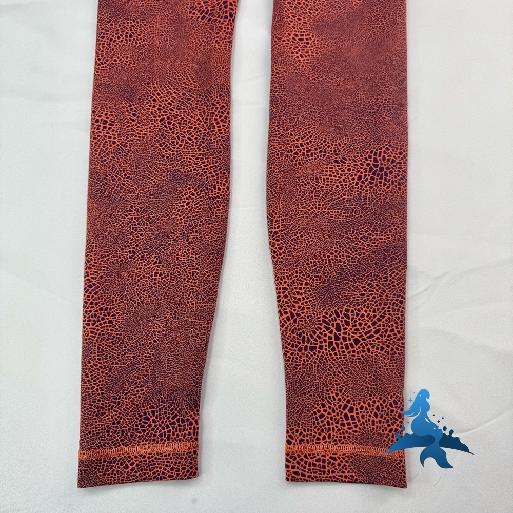 1075 lululemon Wunder Train High-Rise Tight - Size 4 -  Crackle Glaze Orange - Picture 6 of 11